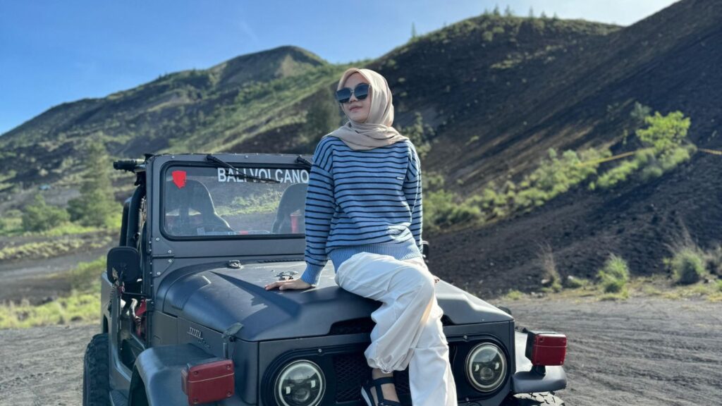 Black sand Gunung Batur Bali