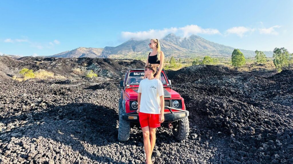 Black lava Gunung Batur jeep tour